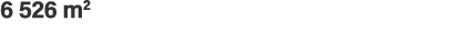 6 526 m2 
