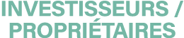 Investisseurs   Propriétaires