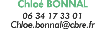 Chloé BONNAL 06 34 17 33 01 Chloe bonnal cbre fr