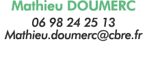 Mathieu DOUMERC 06 98 24 25 13 Mathieu doumerc cbre fr 