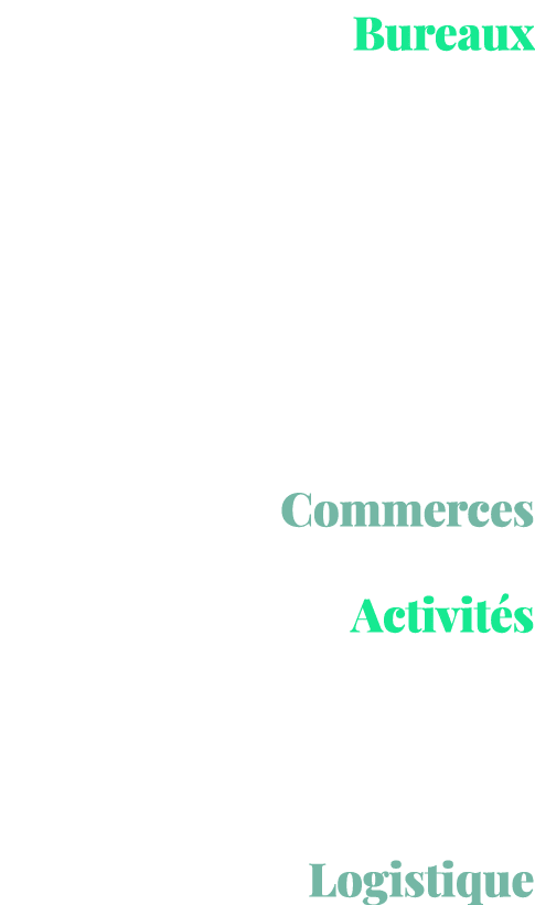 Bureaux Toulouse centre-ville Toulouse intra rocades Nord-ouest   blagnac Ouest Sud-ouest Sud-est Est Commerces  Acti   